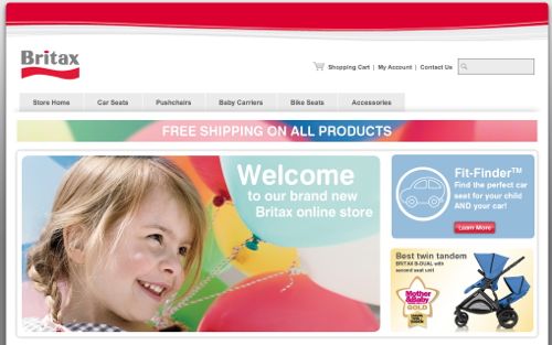 Britax home page
