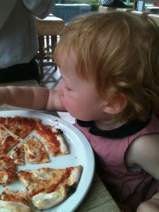 child eating